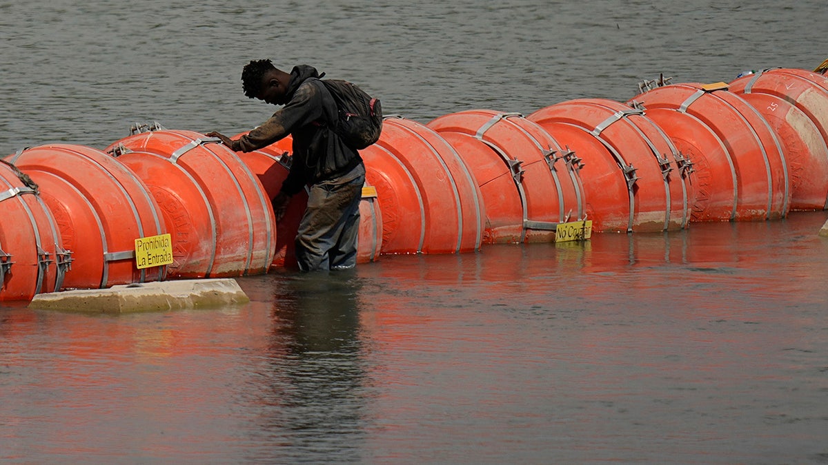buoys installed at the Rio Grande