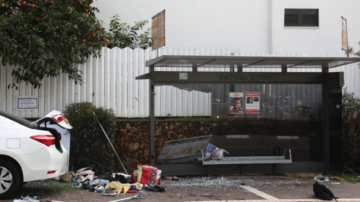 Bus stop ramming attack in Israel