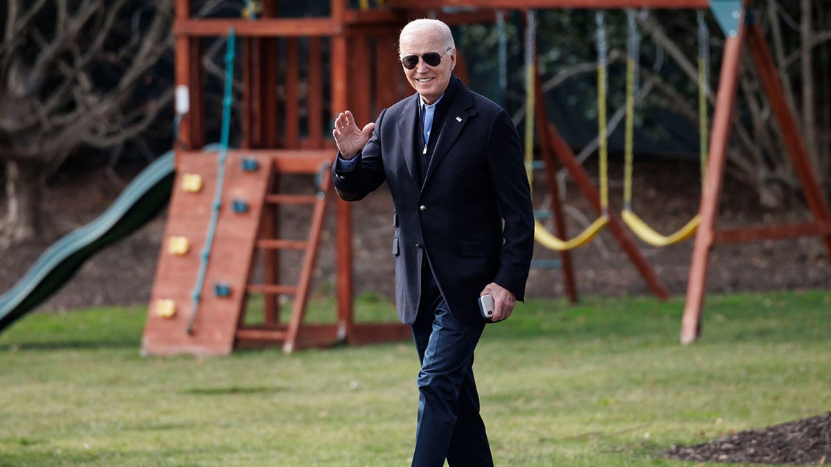Joe Biden walking
