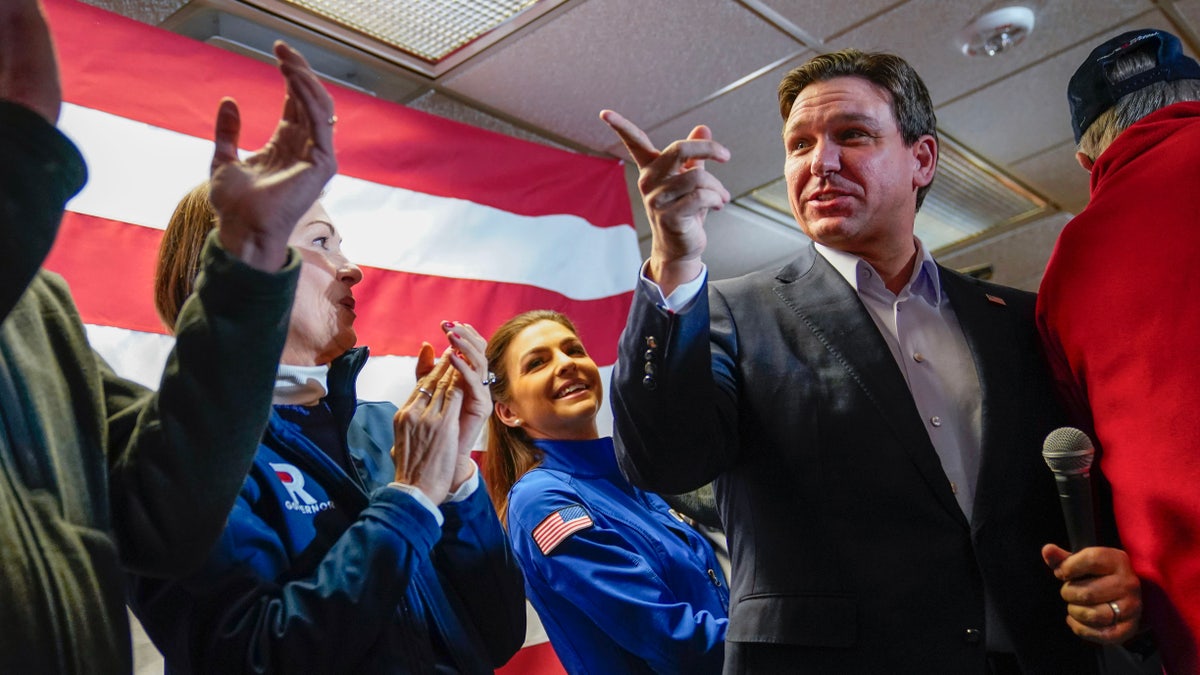 DeSantis stands in third place in the latest polls ahead of the Iowa caucuses