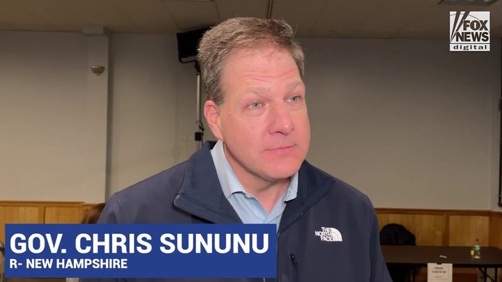 New Hampshire Gov. Chris Sununu says 'a strong second is going to be great' for Nikki Haley in presidential primary