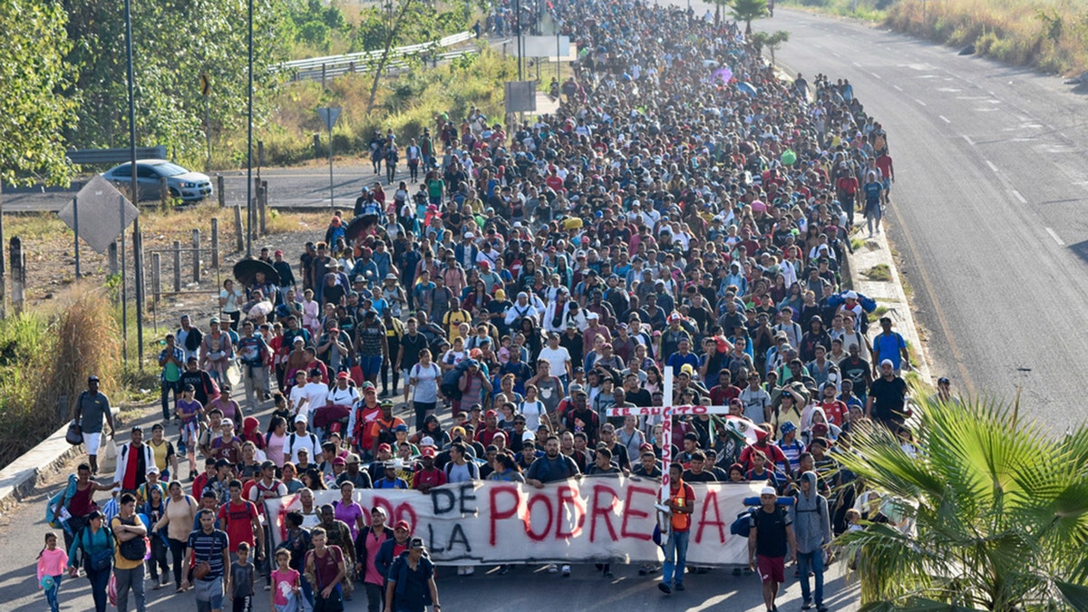 Migrants on the march