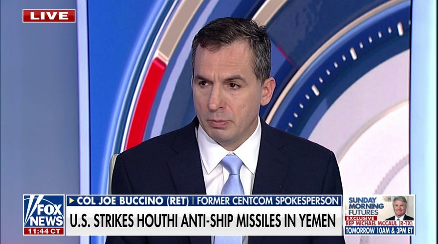 US strikes against Houthis are 'not working,' says former CENTCOM spokesperson