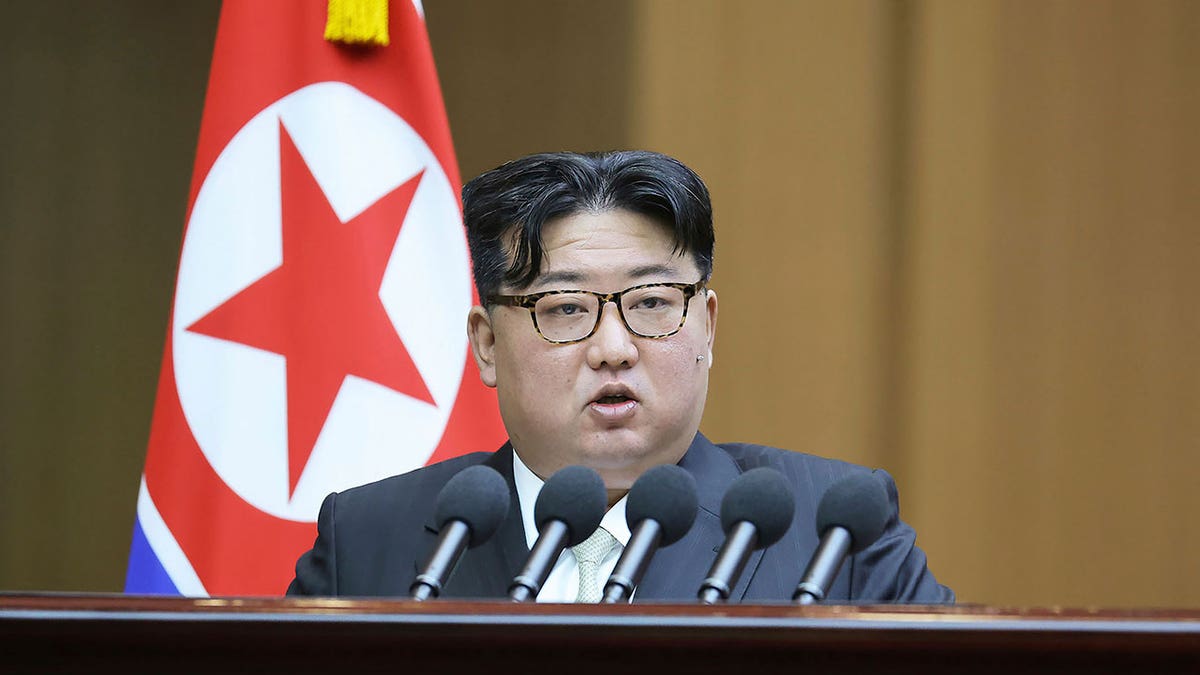 Kim Jong Un speaks