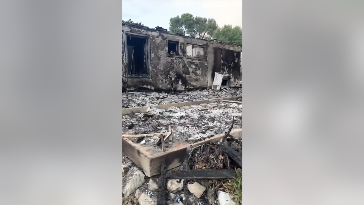 House burned down by Hamas attacks