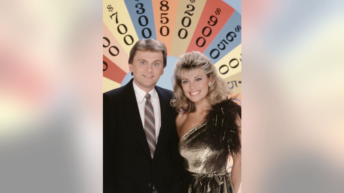 A photo of Pat Sajak and Vanna White