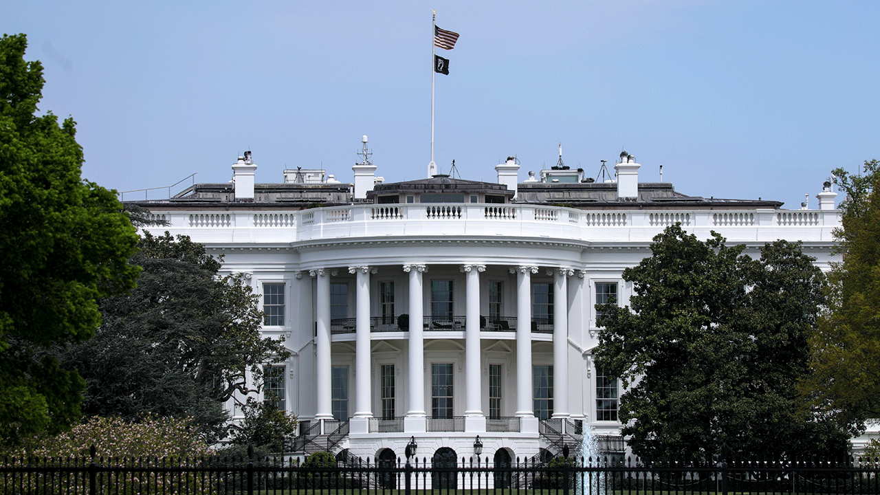 The outside of the White House
