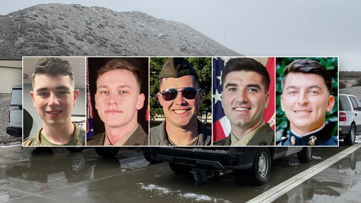 Images of 5 Marines killed in California CH-53E helicopter crash