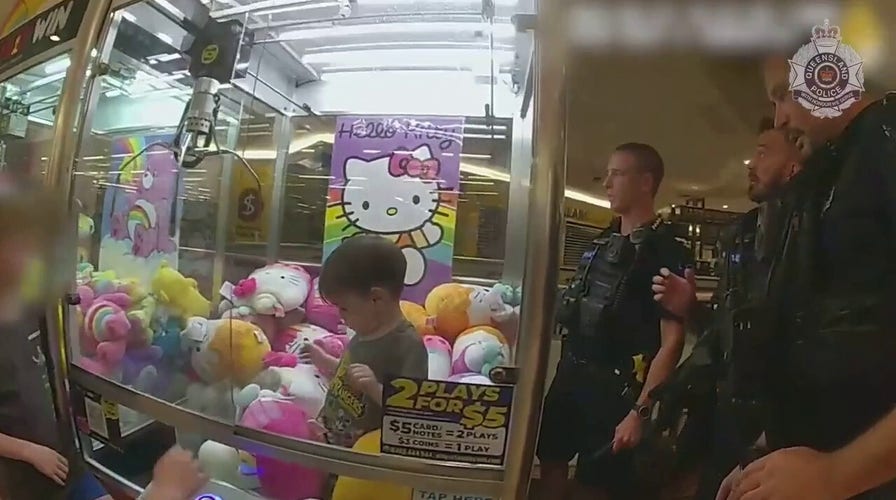 Australian toddler rescued from inside 'Hello Kitty' claw machine