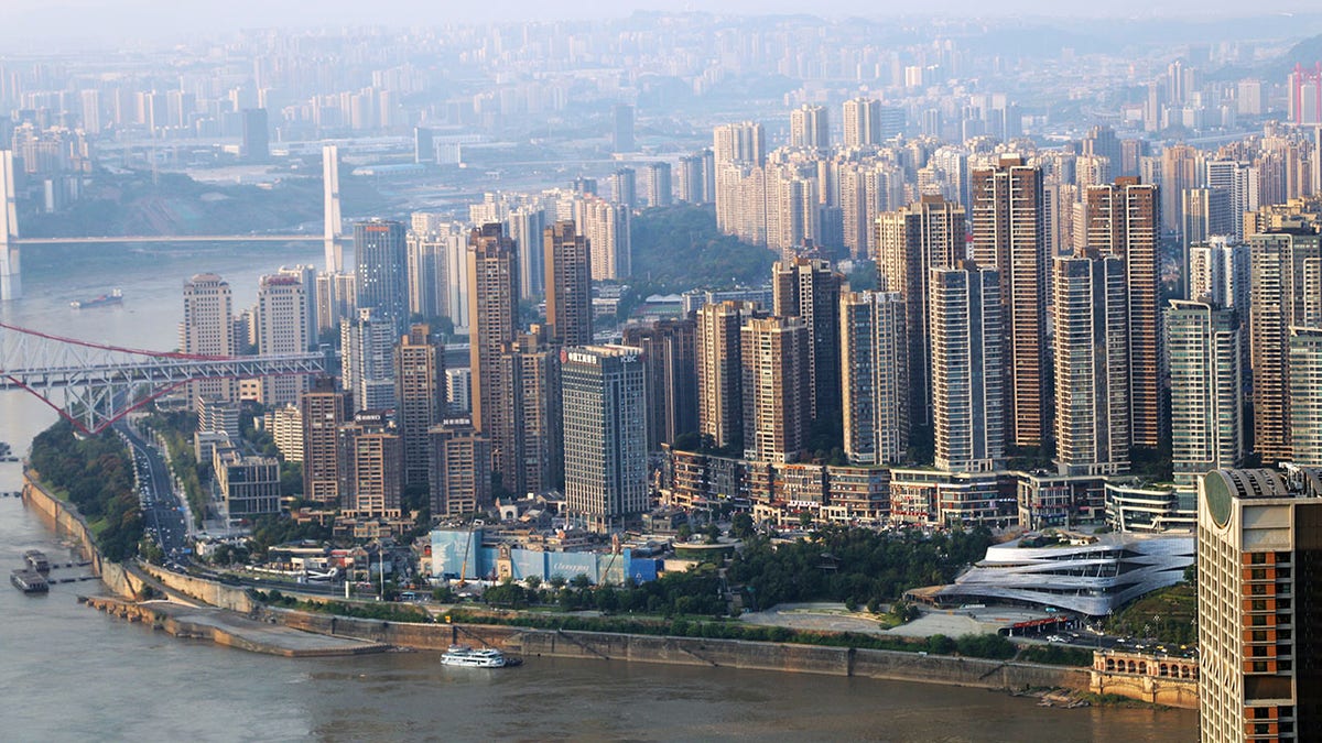 Chongqing skyline view