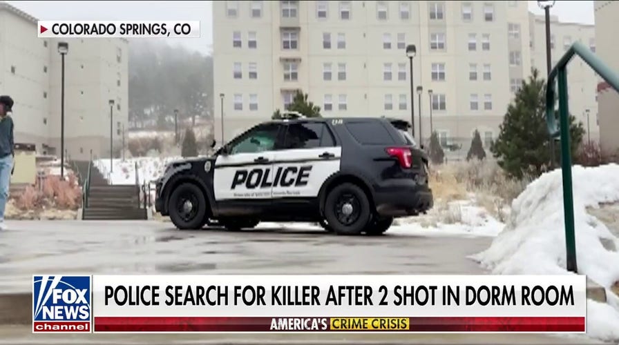Colorado community coming together as police search for gunman who shot two people in dorm
