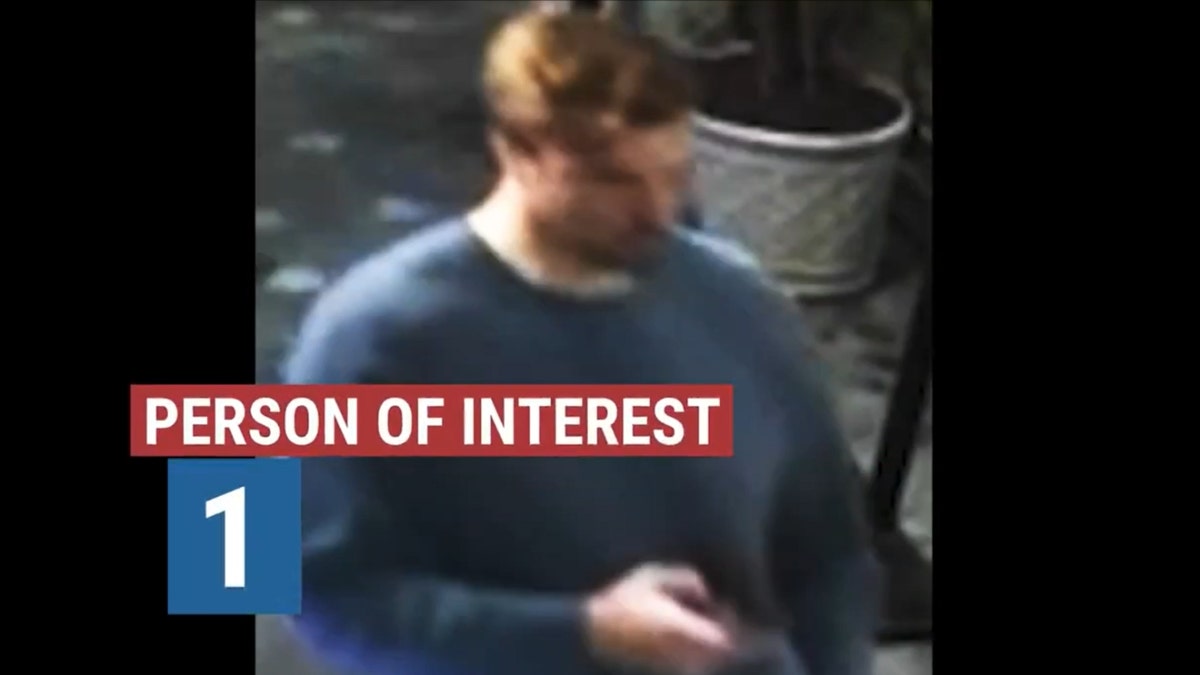 Surveillance footage of homicide suspect