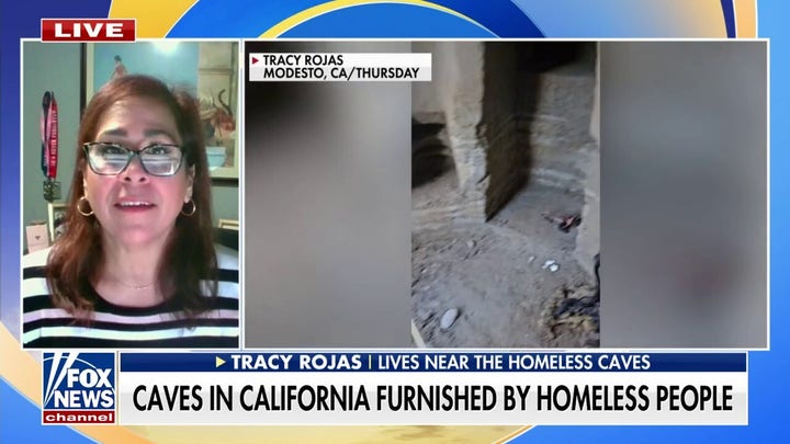 Homeless people found living in underground caves in California 
