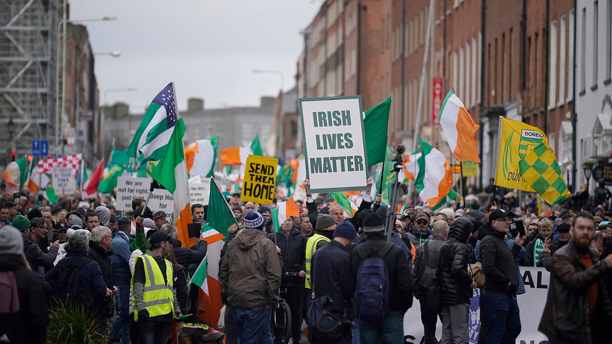 Irish Lives Matter march in Dublin