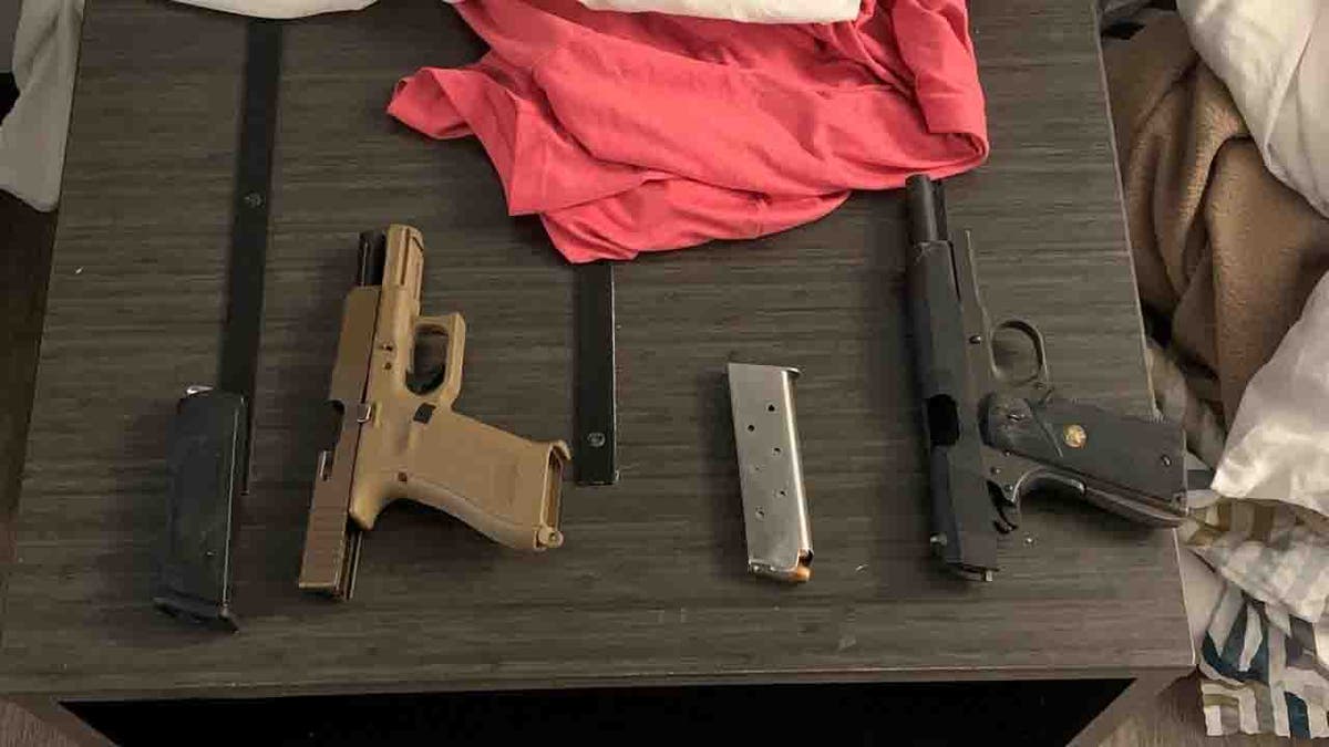 seized handguns