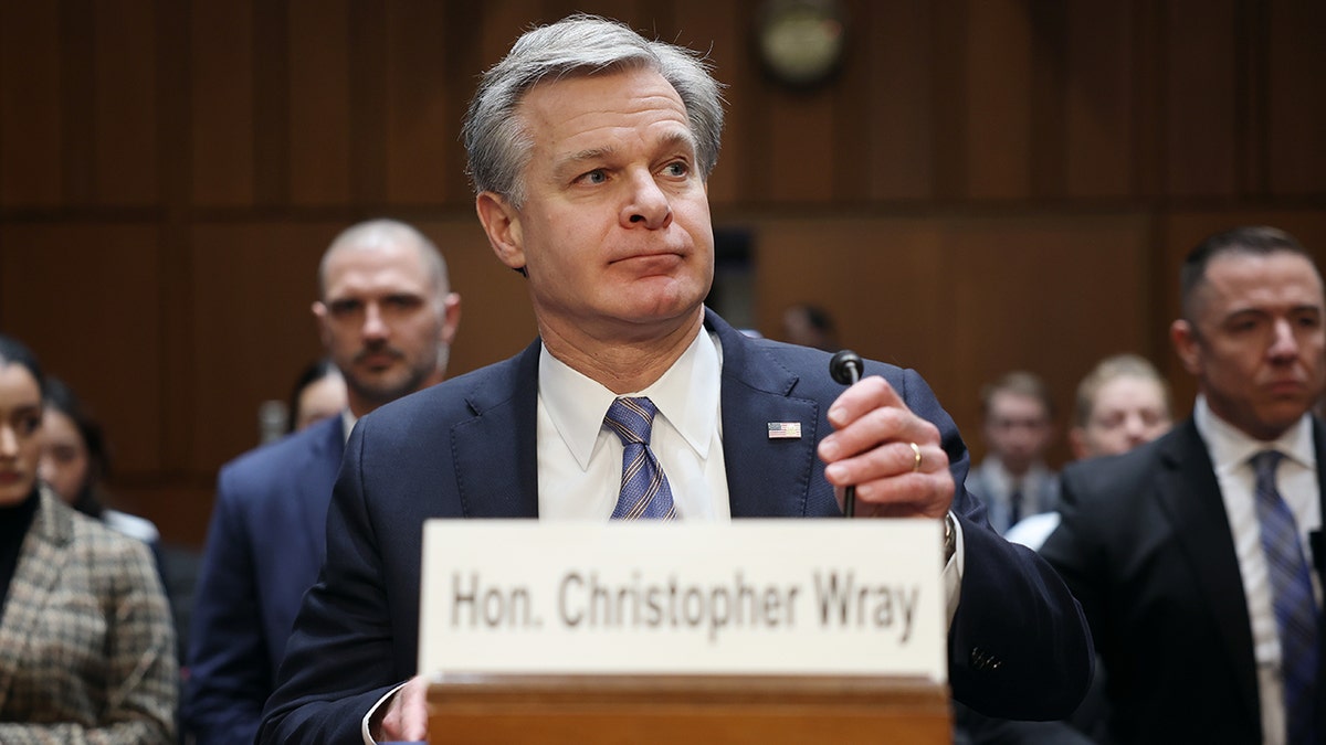 FBI Director Christopher Wray at Senate Judiciary Committee hearing