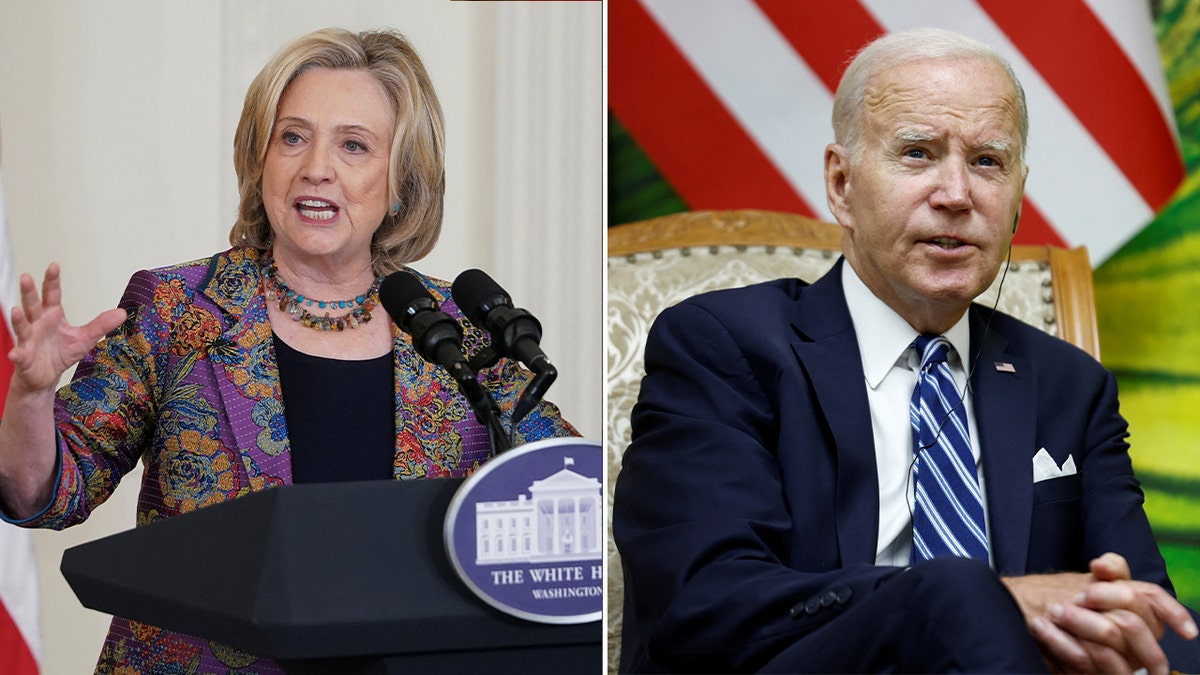 Hillary Clinton and Joe Biden