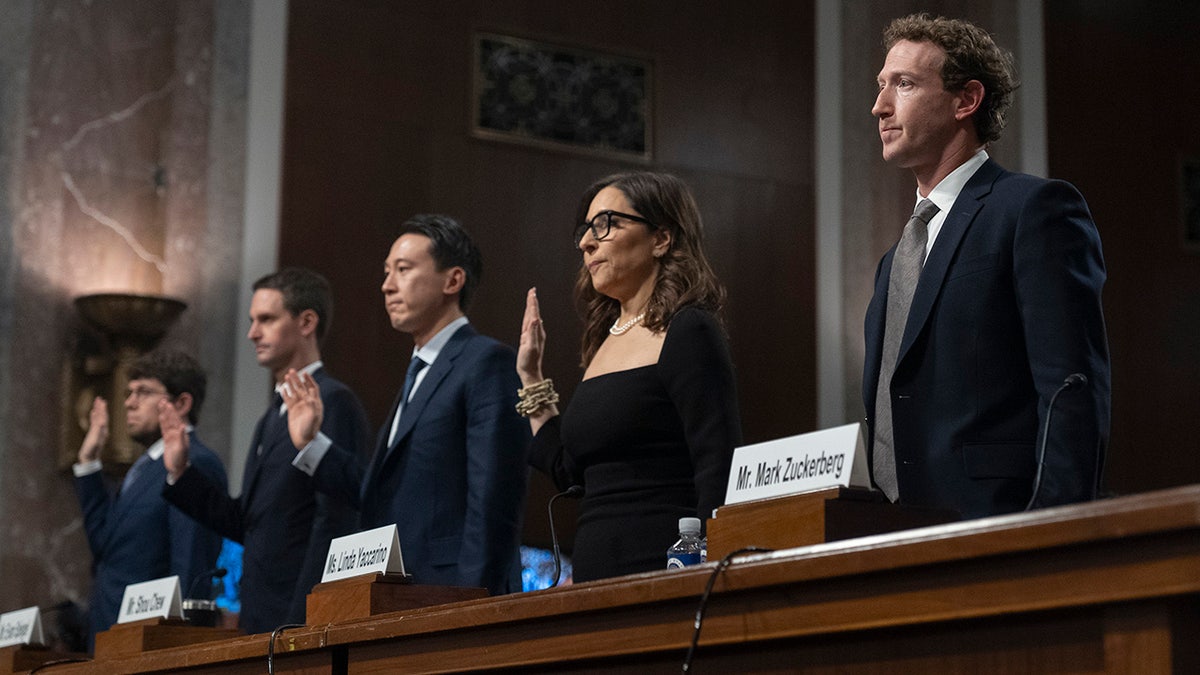 Big Tech CEOs sworn in before the Senate