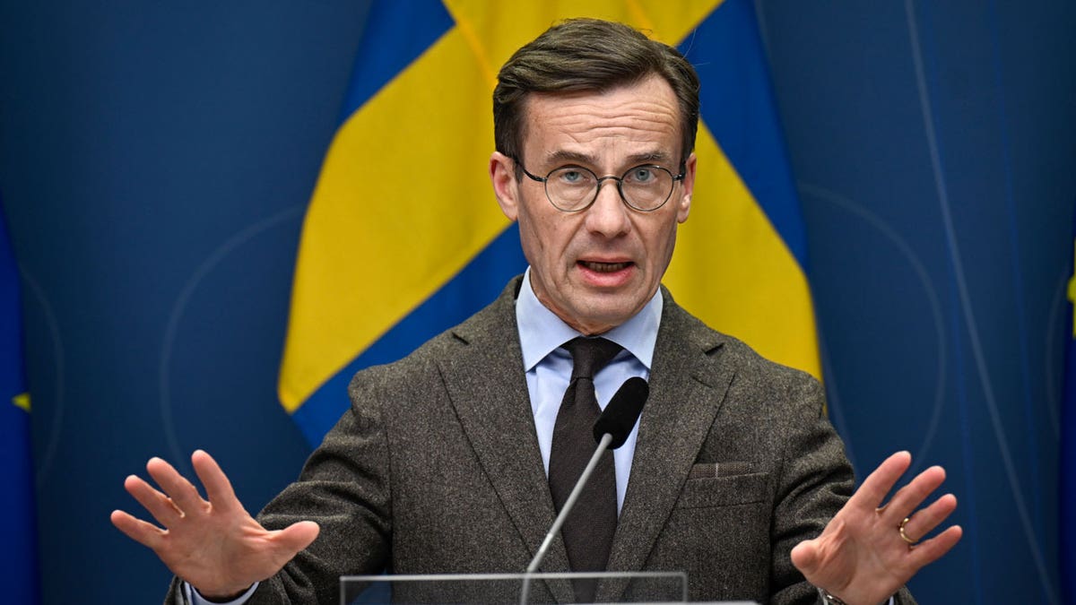 Sweden's Prime Minister Ulf Kristersson