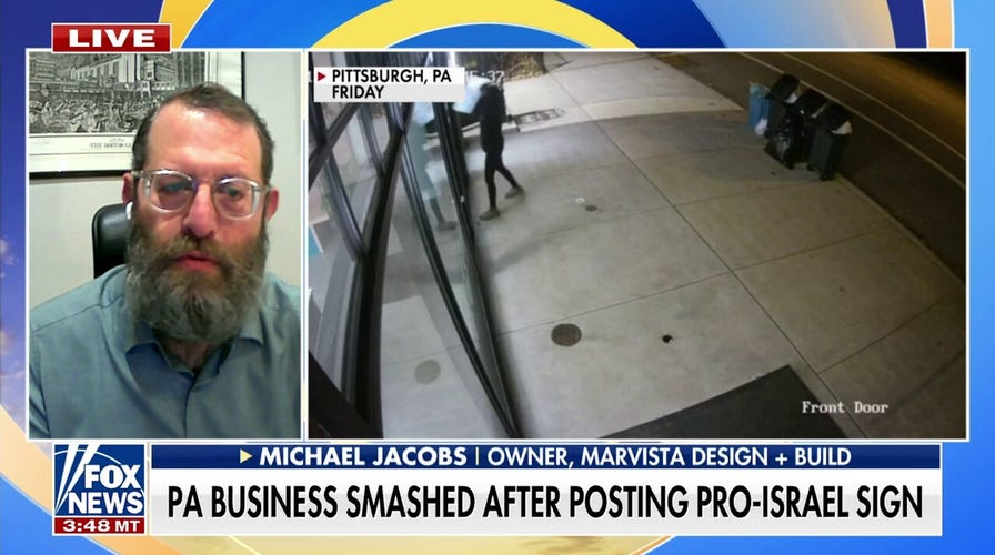Pennsylvania business targeted after displaying pro-Israel sign: 'Deeply concerning'