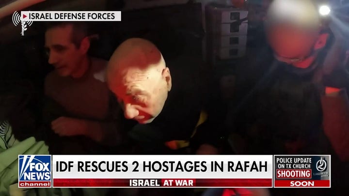 Video shows Israeli hostage rescue from southern Gaza
