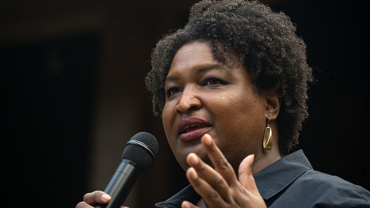 Stacey Abrams in Clayton, Georgia