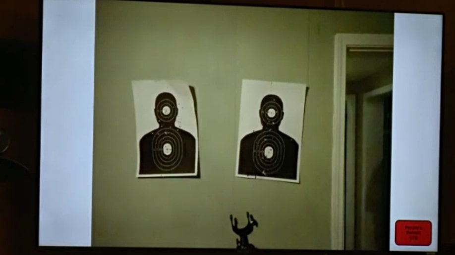 Shooting range targets in Ethan Crumbley's bedroom