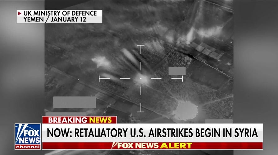 US airstrikes from multiple platforms begin in retaliation for deadly Jordan attack on US soldiers