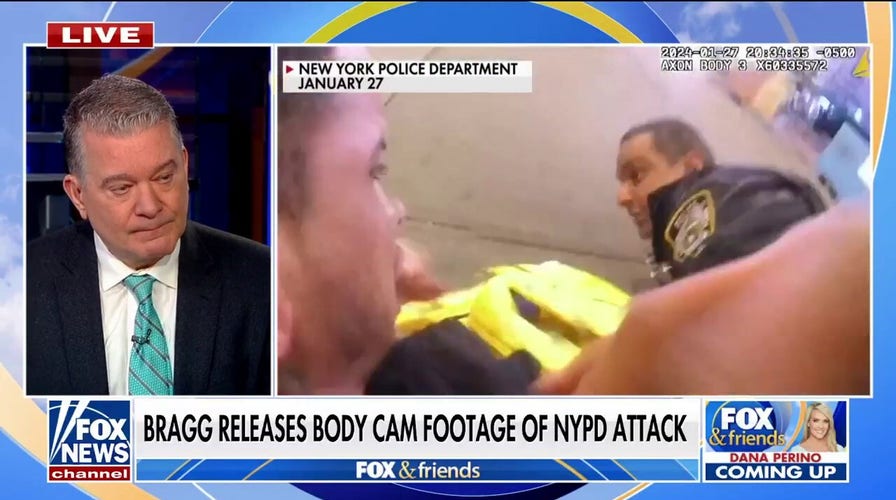 Released bodycam footage shows migrants' violent attack on NYPD officers