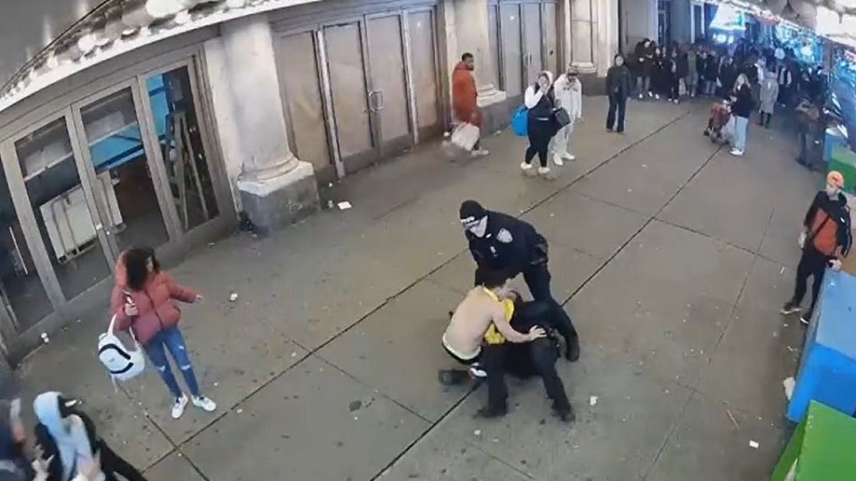 Migrant attack on NYPD