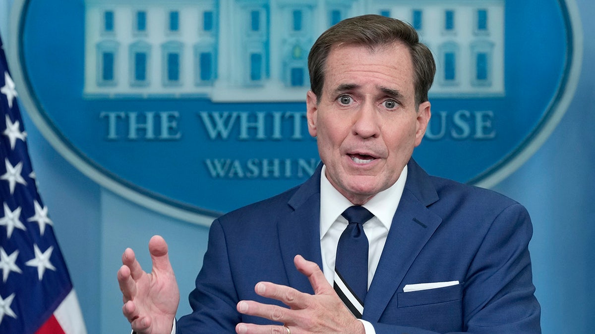 John Kirby during White House press briefing