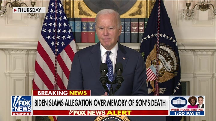 Biden denies special report finding that he forgot son Beau's death: 'How dare he'