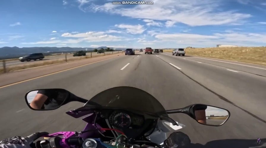 Texas motorcyclist films himself topping 150 mph on Colorado highway, police say