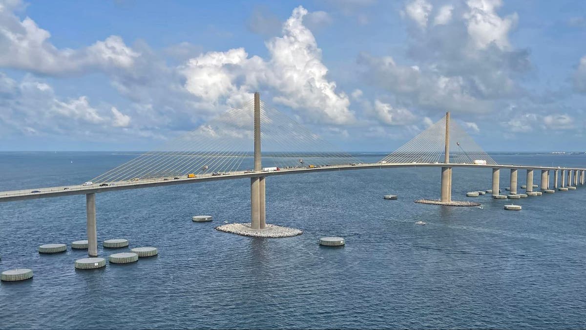 The Sunshine Skyway Bridge in Tampa