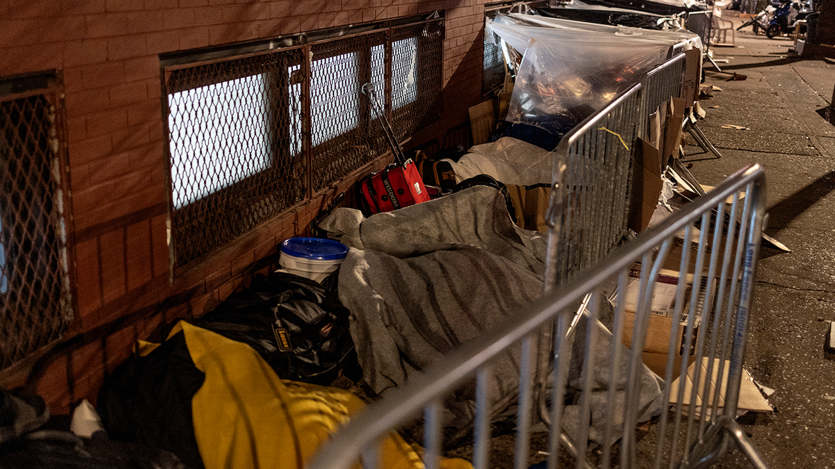 People sleeping on streets of NYC