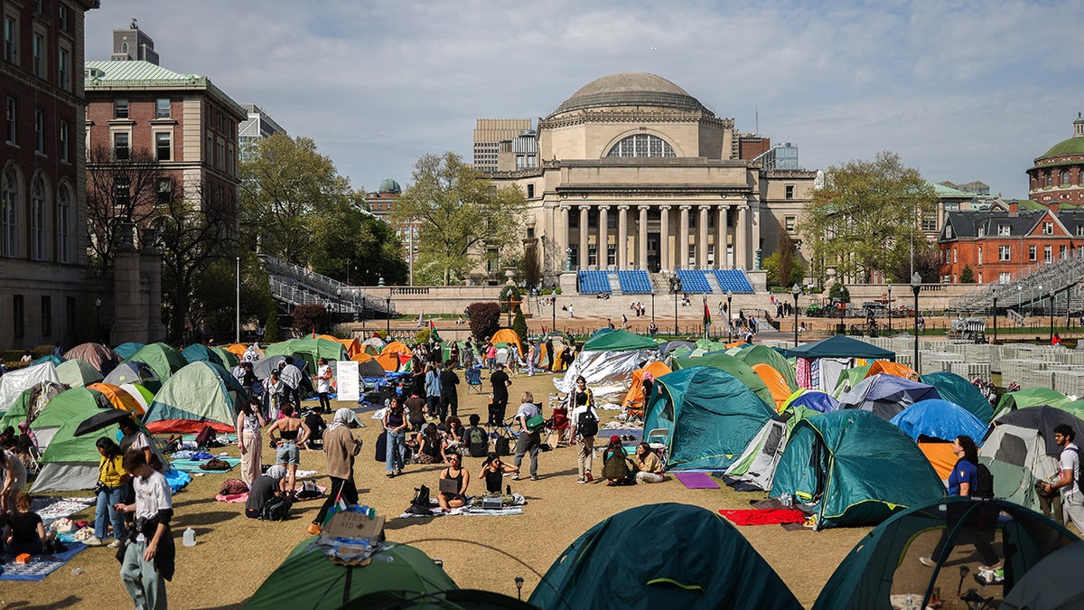 Columbia anti-Israel encampment 