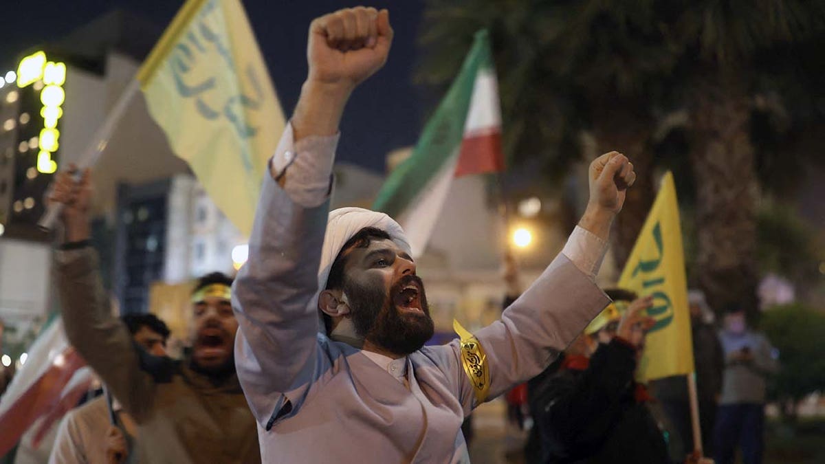 Iranians celebrate attack on Israel