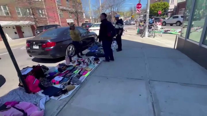 Peddlers in AOC's district back on streets illegally selling items day after police sweep