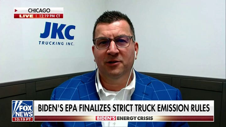 Biden's EPA finalizes strict truck emission rules