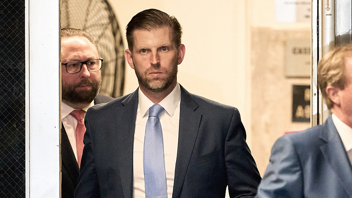 Eric Trump at fathers trial 