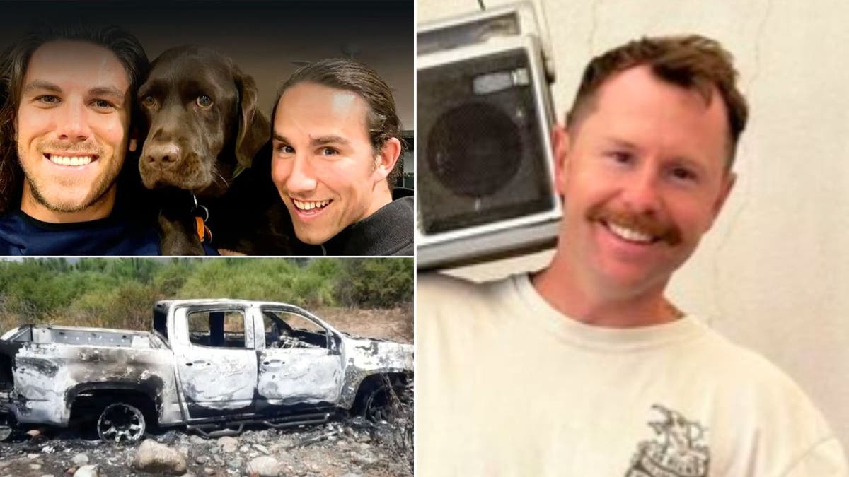 Missing surfers and a burned out truck