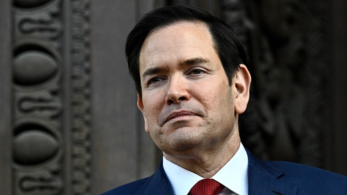 US Secretary of State Marco Rubio looks on upon his arrival at the Quai d'Orsay, France's Minister of Foreign Affairs before a bilateral meeting with his French counterpart in Paris on April 17, 2025. 
