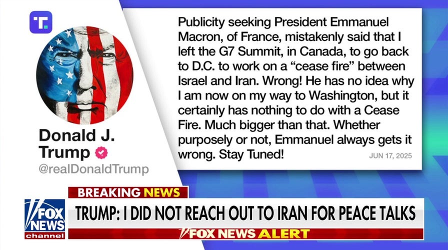 Trump goes off on Macron after leaving G7 summit: 'Emmanuel always gets it wrong'