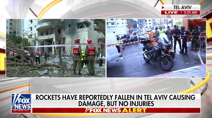 Damage reported in Tel Aviv after Iranian ballistic missile attack