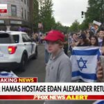 Former Hamas hostage Edan Alexander returns to a hero’s welcome in New Jersey
