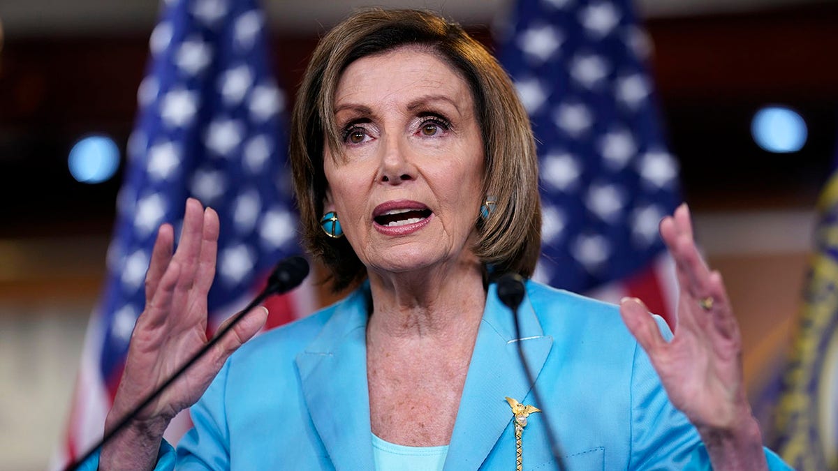 Pelosi in closeup shot
