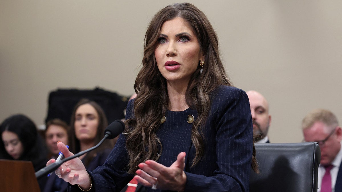 Kristi Noem testifying 