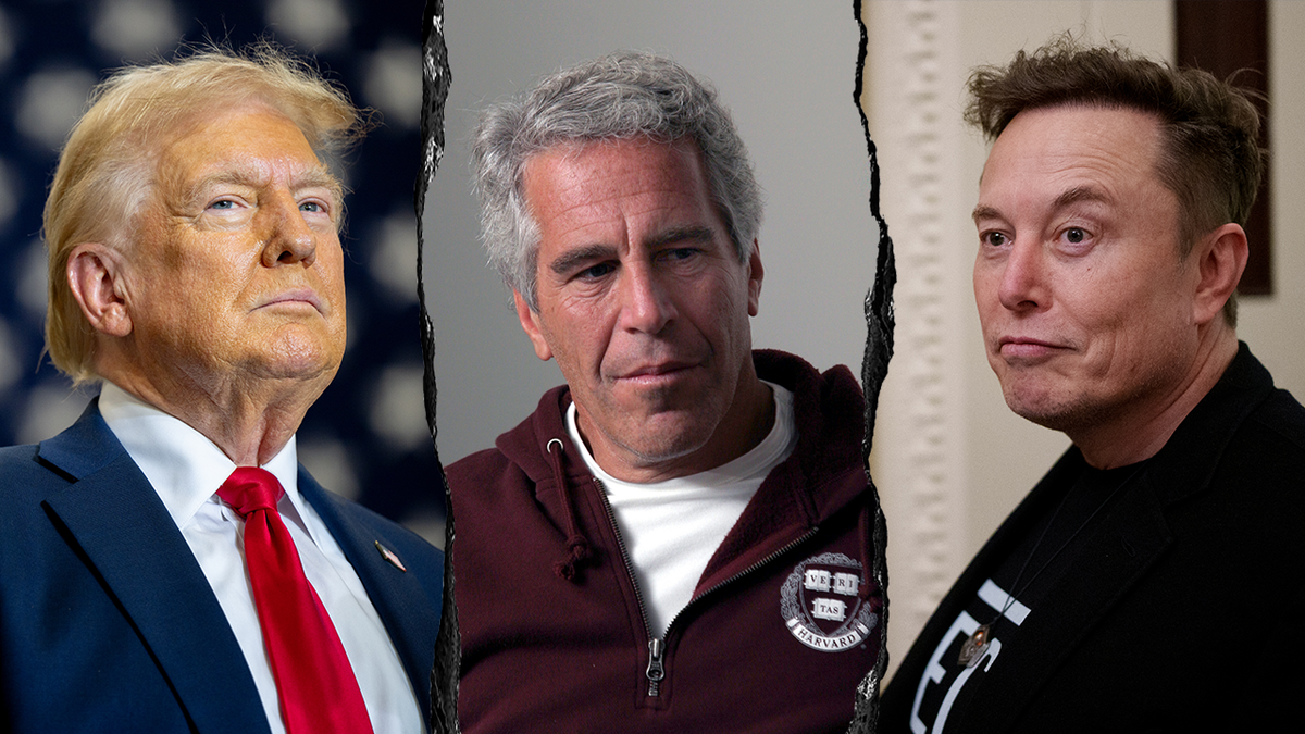 donald trump, Jeffrey epstein, elon musk from left to right