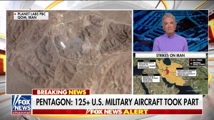 Pentagon says more than 125 aircraft, 24 tomahawks used in attack against Iran