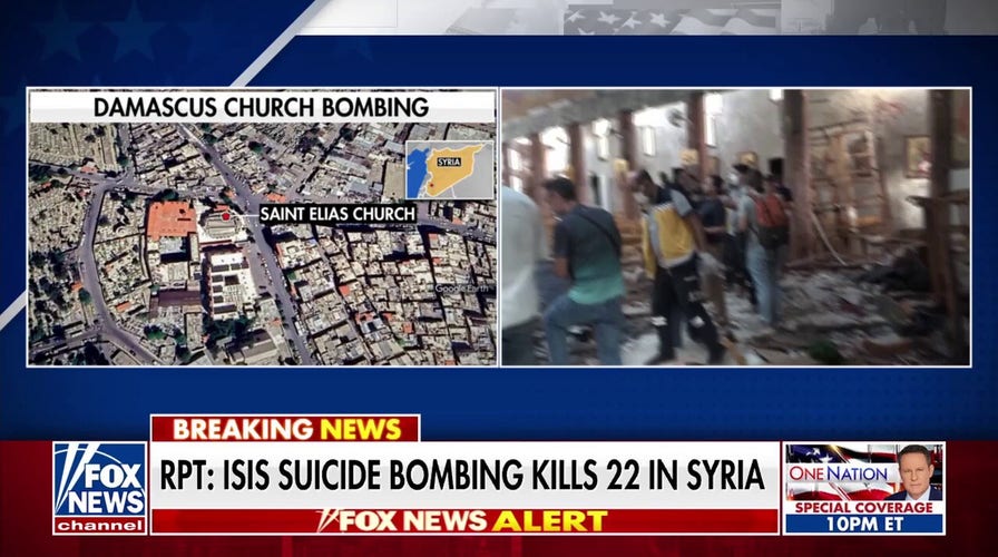 ISIS suicide bomber kills 22 at Christian church in Syria, reports The Guardian